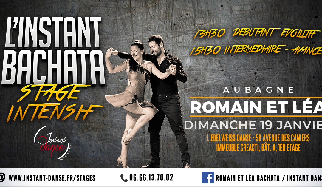 L&rsquo;Instant Bachata : Stage Intensif avec Romain et Léa