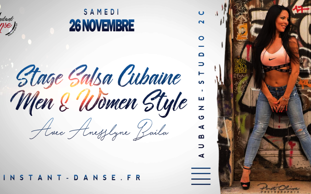 Stage Salsa Cubaine : Men & Women Style avec Anesslyne Baila