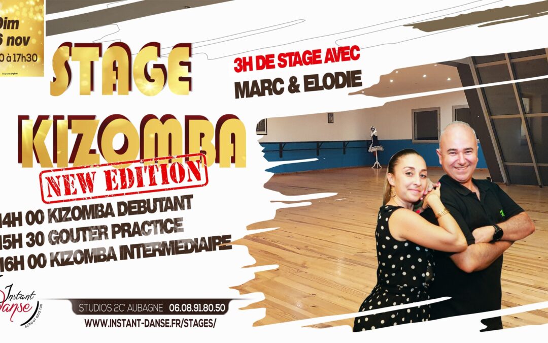 Stage de Kizomba avec Marc et Élodie : Débutant et Intermédiaire