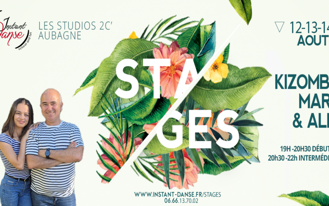 Stages d&rsquo;été : Kizomba avec Marc et Alix