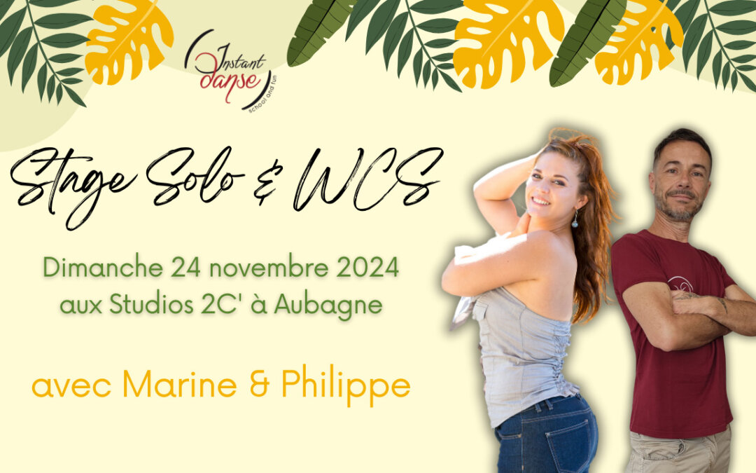 Stage de West Coast Swing avec Marine et Philippe