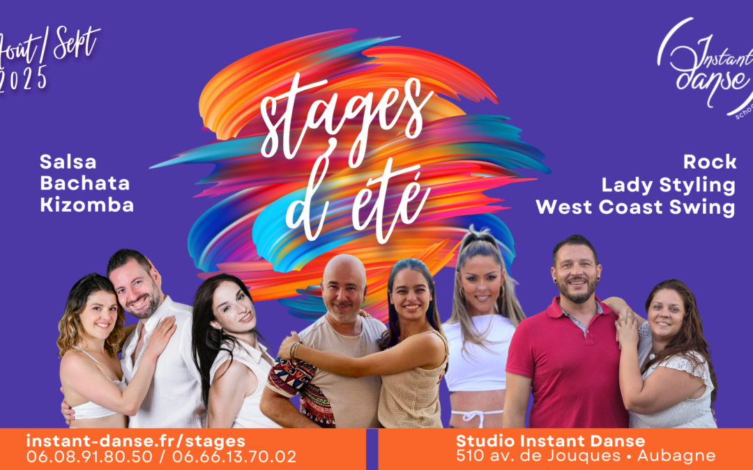 Stages d&rsquo;été Instant Danse 2025
