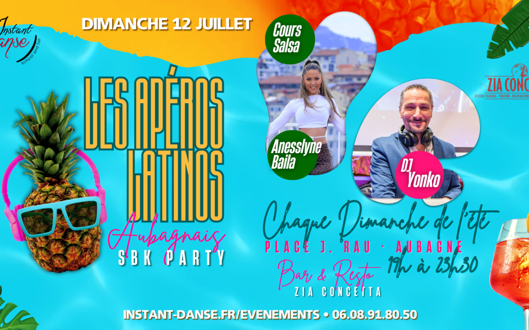 Les Apéros Latinos Aubagnais : Dimanche 12 Juillet 2026