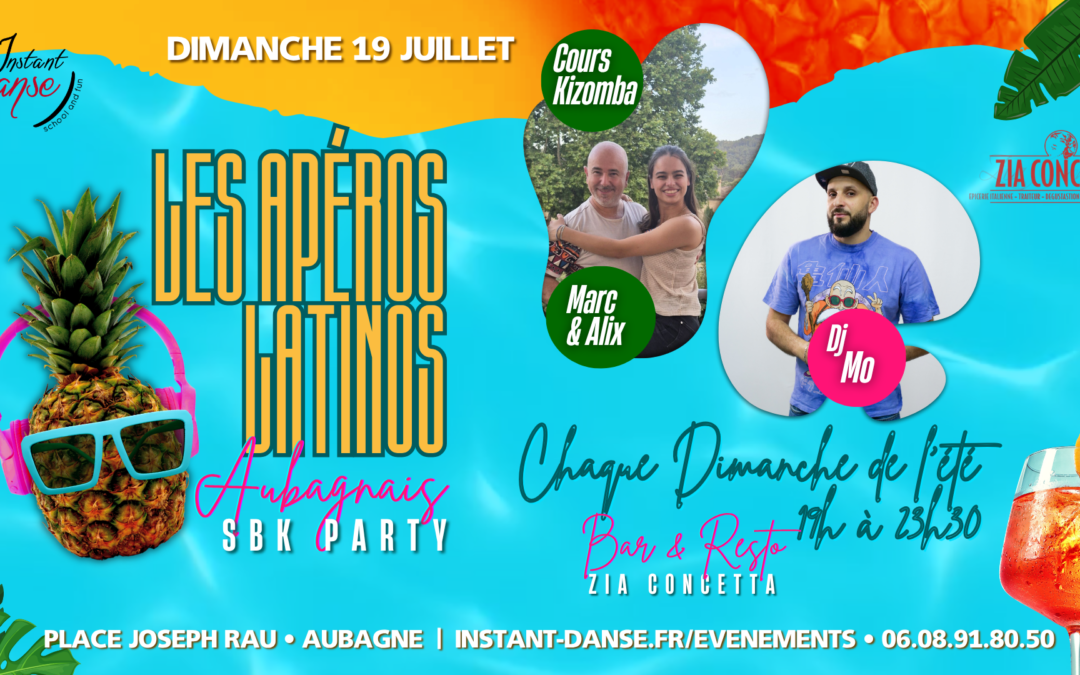 Les Apéros Latinos Aubagnais : Dimanche 19 Juillet 2026