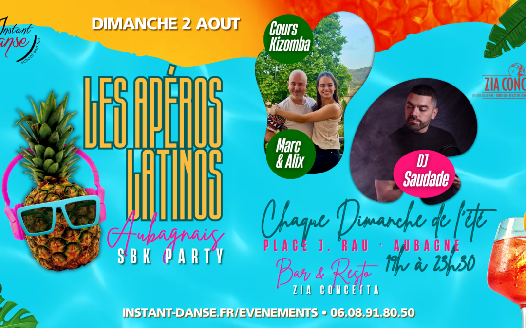 Les Apéros Latinos Aubagnais : Dimanche 2 Août 2026