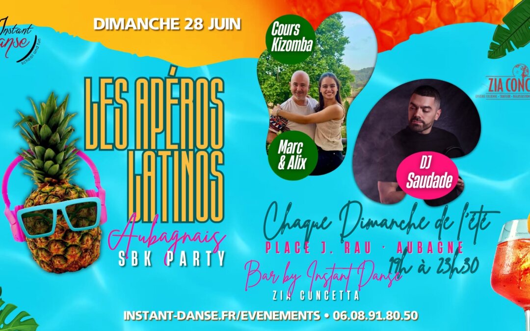 Les Apéros Latinos Aubagnais : Dimanche 28 Juin 2026